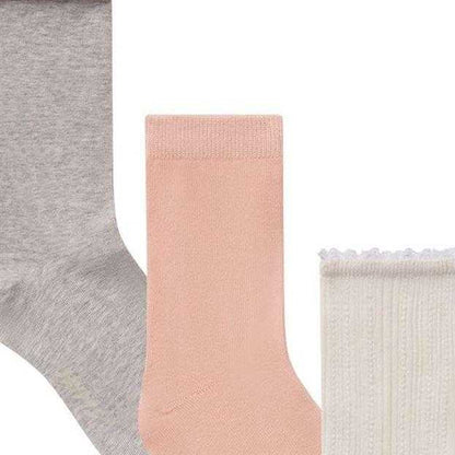 Marble-Primrose - Side - Skims Womens-Ladies Textured Socks (Pack of 3)