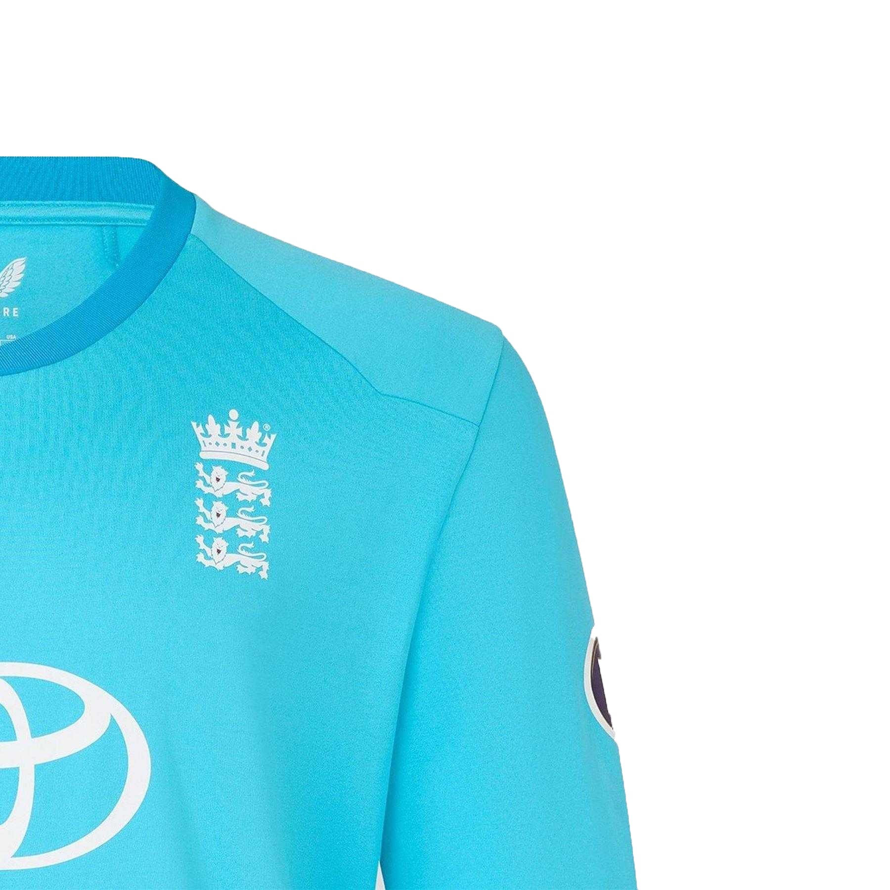 Air Blue - Pack Shot - Castore Mens 26-27 England Cricket Jumper