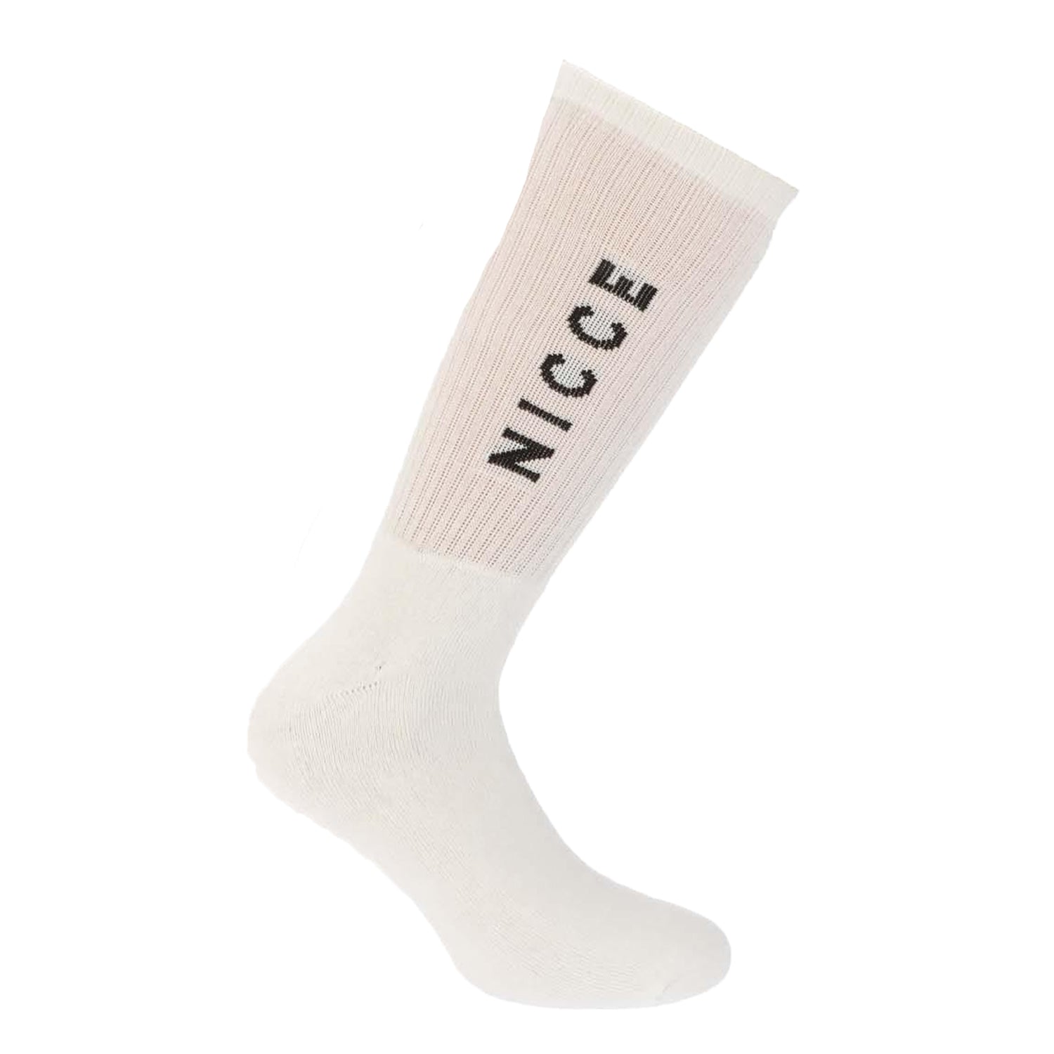 White - Side - Nicce Mens Menlo Socks (Pack of 3)