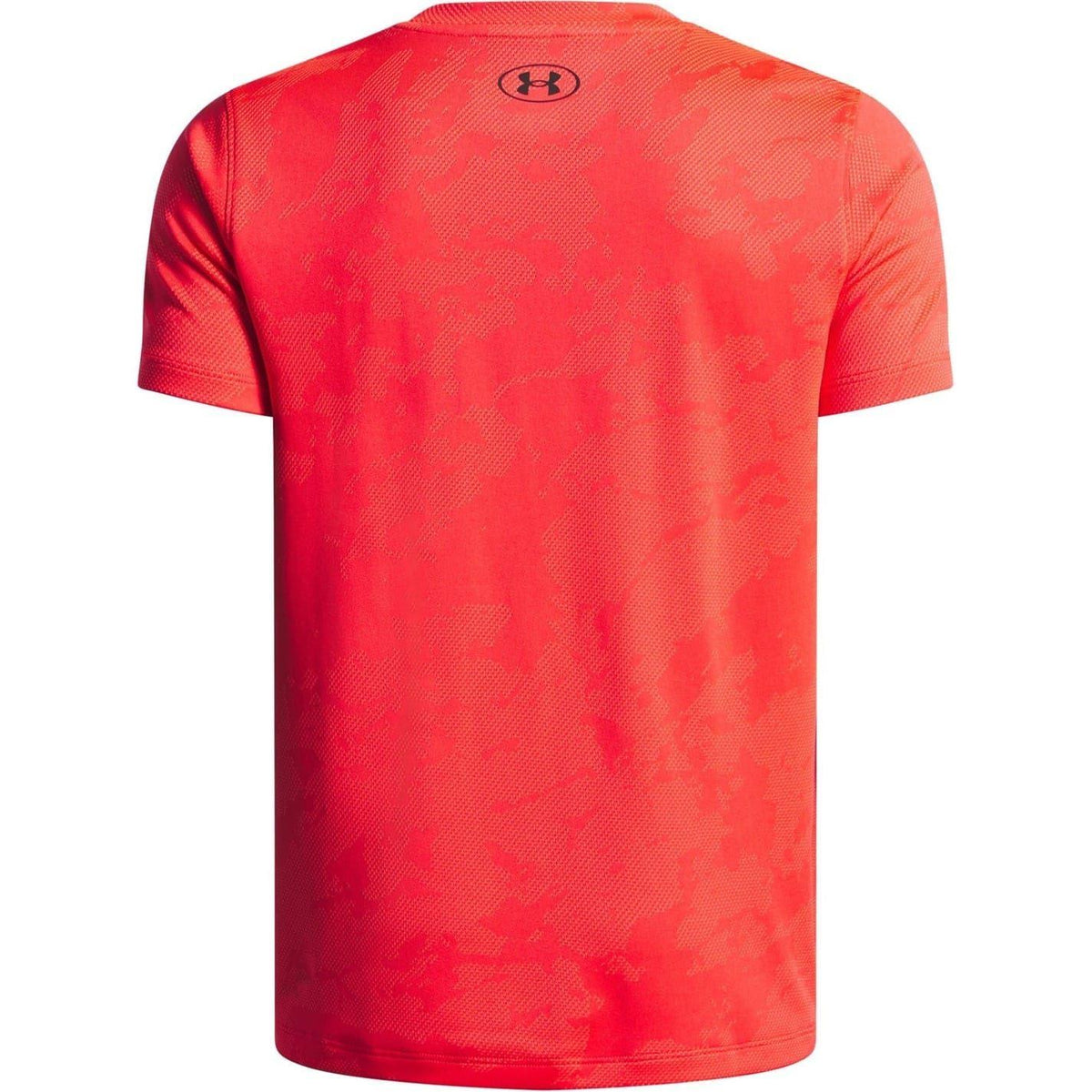 Racing Red - Back - Under Armour Childrens-Kids Camouflage T-Shirt