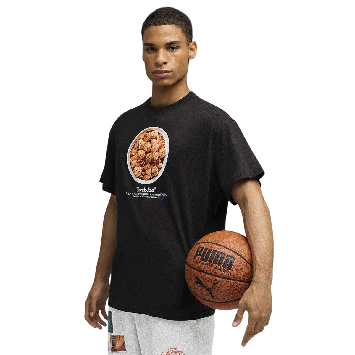 Black - Lifestyle - Puma Mens Hootopia Break Fast T-Shirt