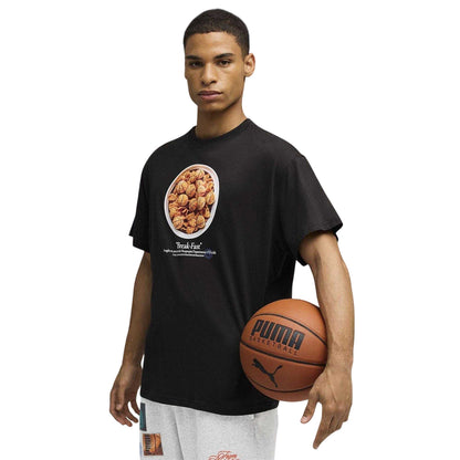 Black - Lifestyle - Puma Mens Hootopia Break Fast T-Shirt