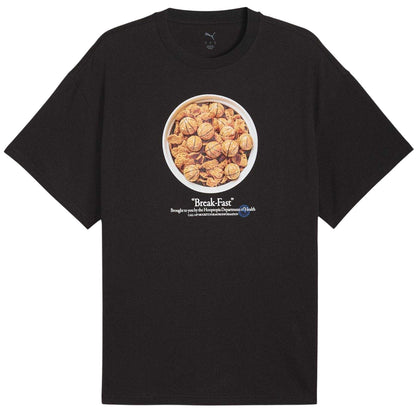 Black - Front - Puma Mens Hootopia Break Fast T-Shirt