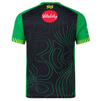 Green - Back - New Balance Mens Southern Brave Cricket Shirt