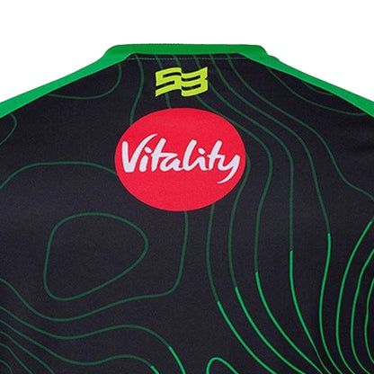 Green - Side - New Balance Mens Southern Brave Cricket Shirt