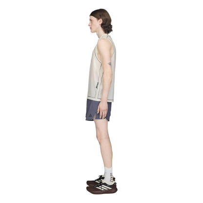 Chic Pure White - Pack Shot - Adidas Mens Song For The Mute Sleeveless Tank Top