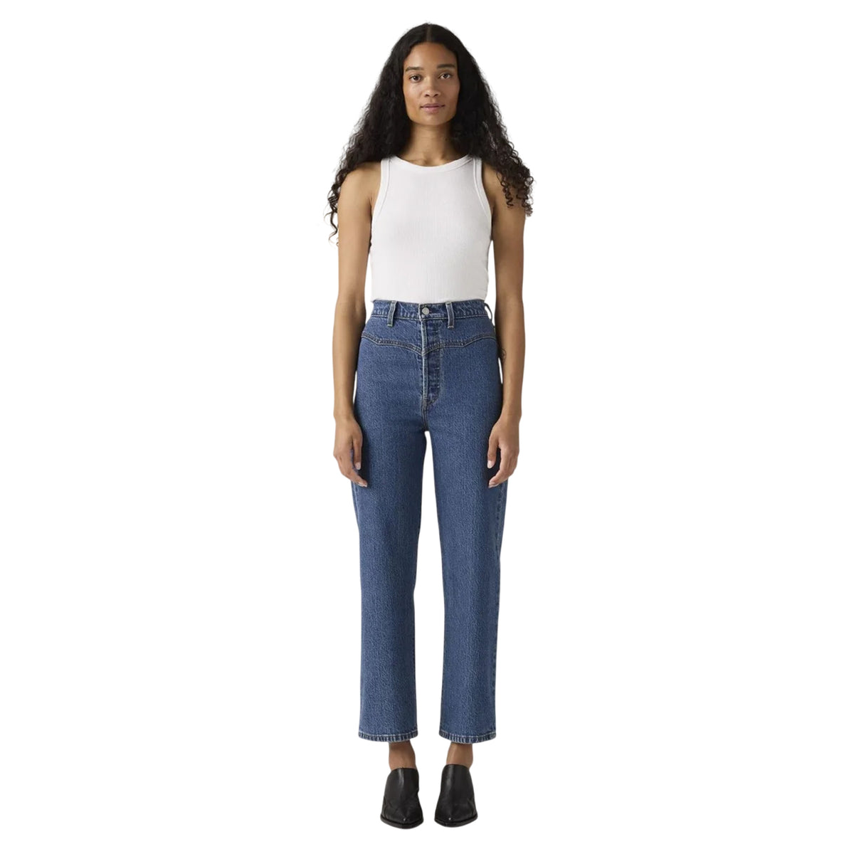 Valley Stone - Lifestyle - Levis Womens-Ladies Ribcage High Rise Wide Leg Jeans