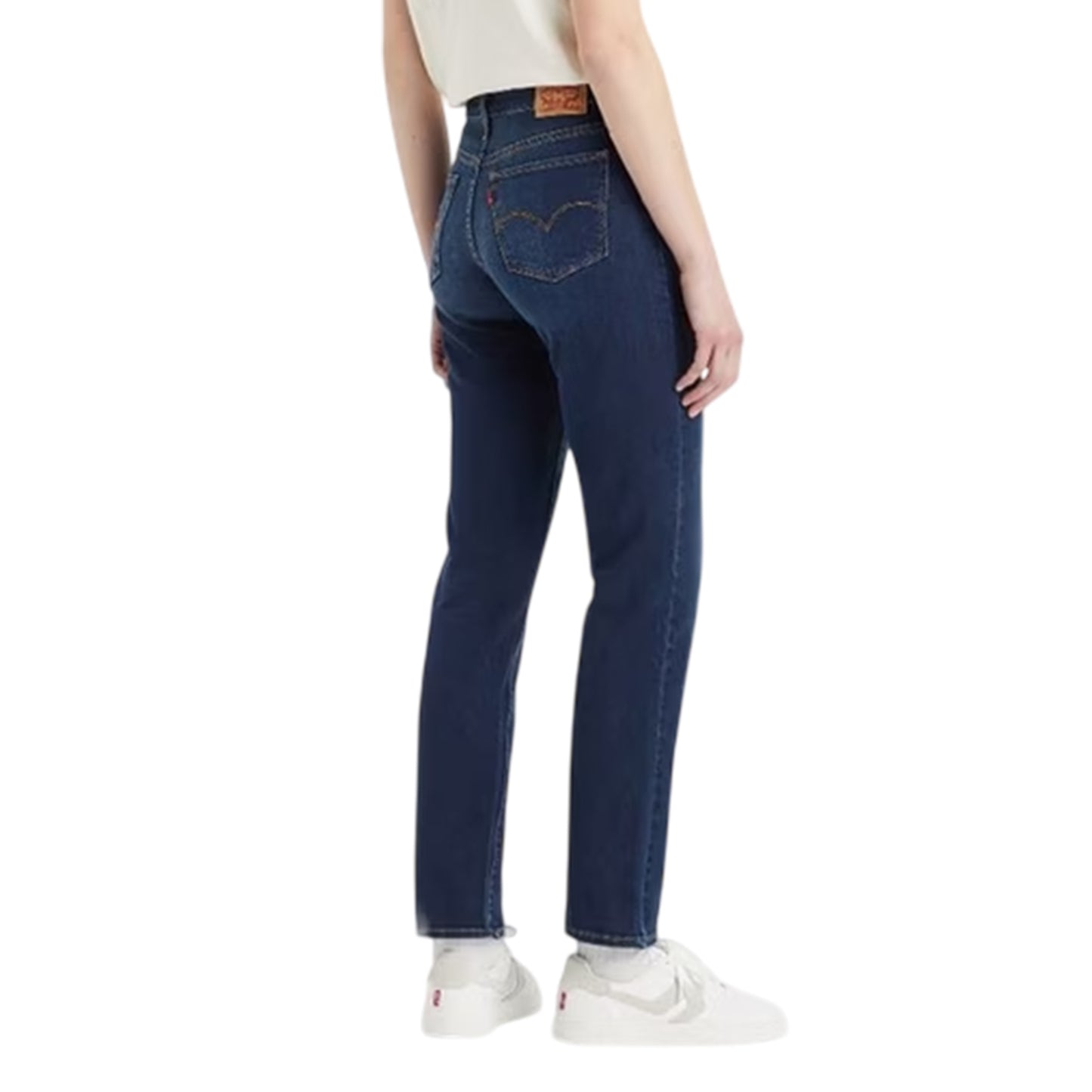 Crushed Poppy - Back - Levis Womens-Ladies 312 Slim Shaping Jeans
