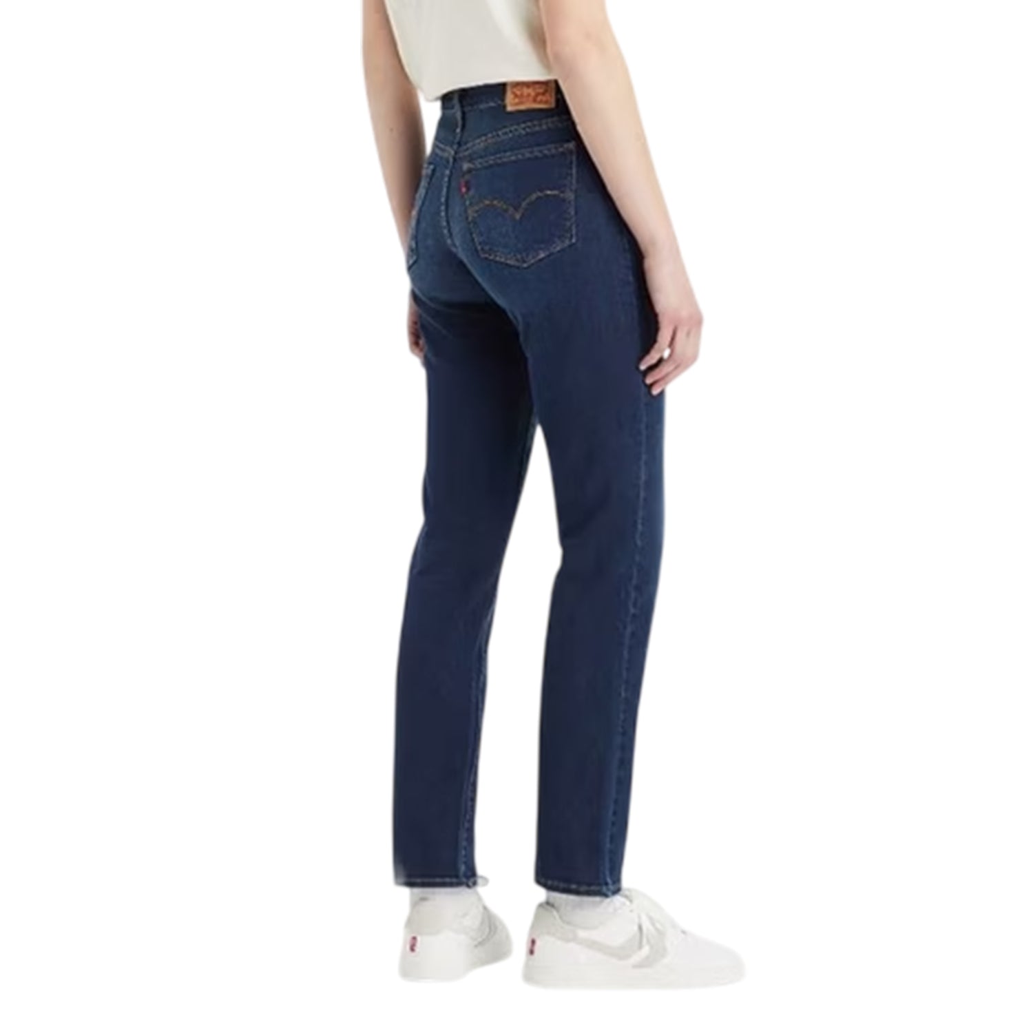 Crushed Poppy - Back - Levis Womens-Ladies 312 Slim Shaping Jeans