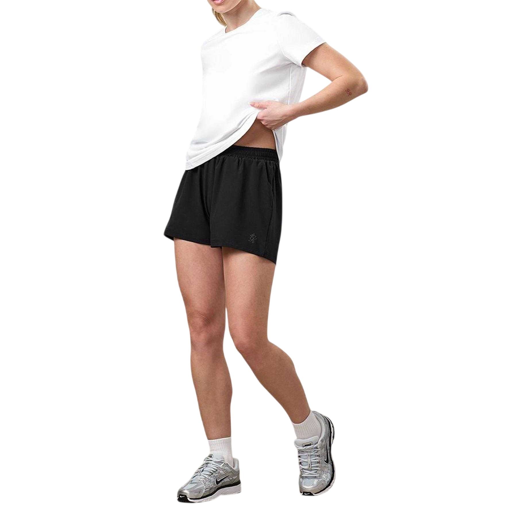 Black - Lifestyle - Gym King Womens-Ladies Victory Performance Shorts