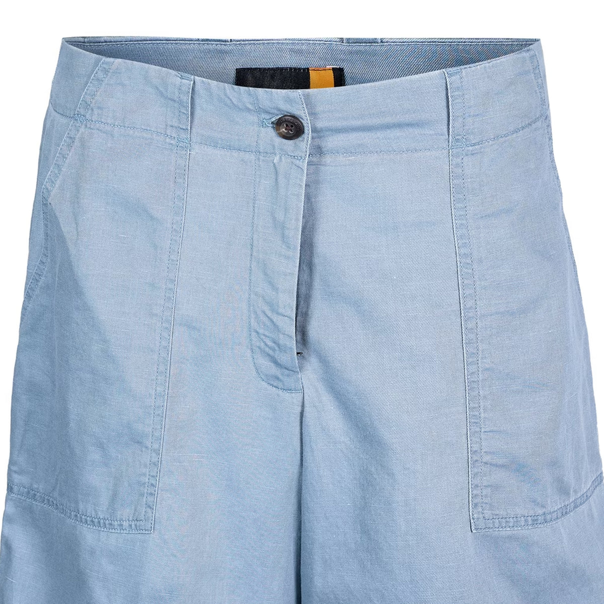Citadel Blue - Side - Timberland Womens-Ladies Citadel Linen Shorts