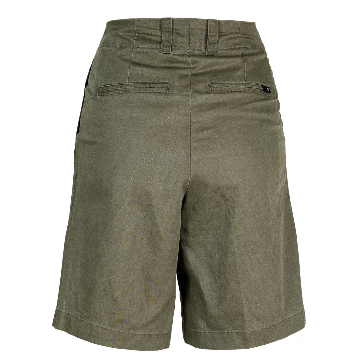 Leaf Green - Back - Timberland Womens-Ladies Citadel Linen Shorts