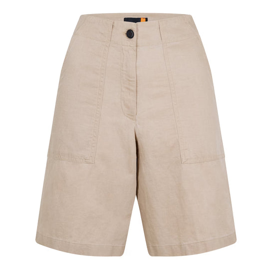 Safari - Front - Timberland Womens-Ladies Citadel Linen Shorts