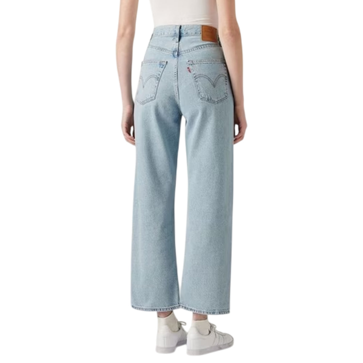 Middle Road - Back - Levis Womens-Ladies Ribcage High Rise Straight Jeans
