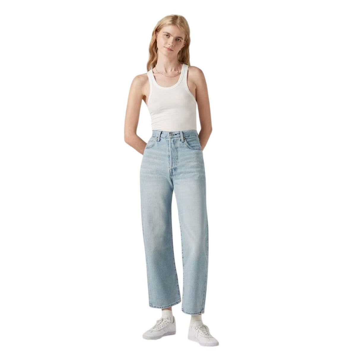 Middle Road - Lifestyle - Levis Womens-Ladies Ribcage High Rise Straight Jeans