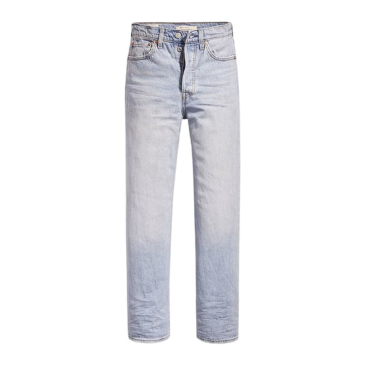 Middle Road - Front - Levis Womens-Ladies Ribcage High Rise Straight Jeans