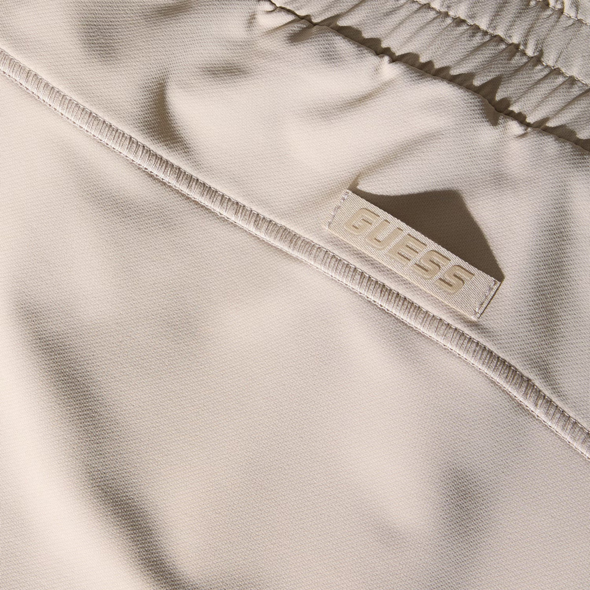 Stone - Side - Guess Mens Achille Cargo Shorts