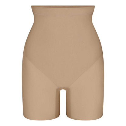 Clay - Front - Skims Womens-Ladies Control Mid Rise Shapewear Shorts