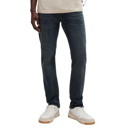 Dark Blue - Lifestyle - Boss Mens Delaware Denim Plain Slim Jeans