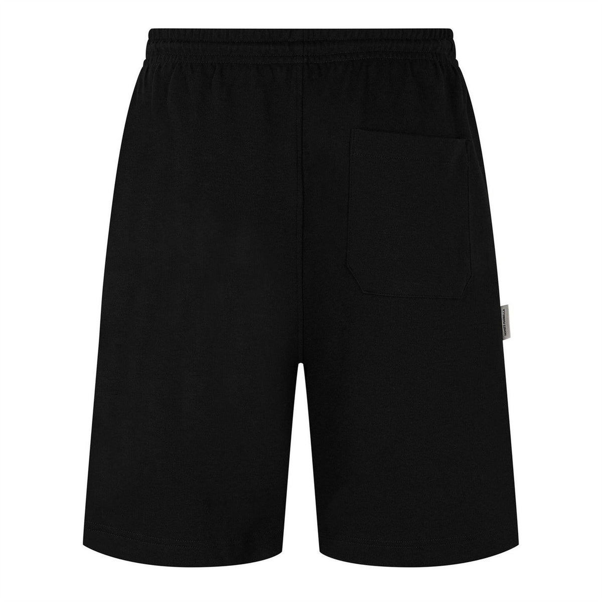 Black - Back - Homies Marbella Mens Essentials Logo Shorts