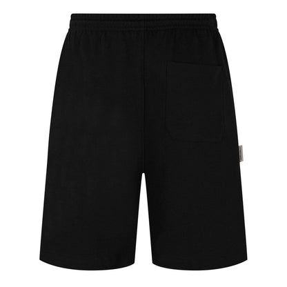 Black - Back - Homies Marbella Mens Essentials Logo Shorts