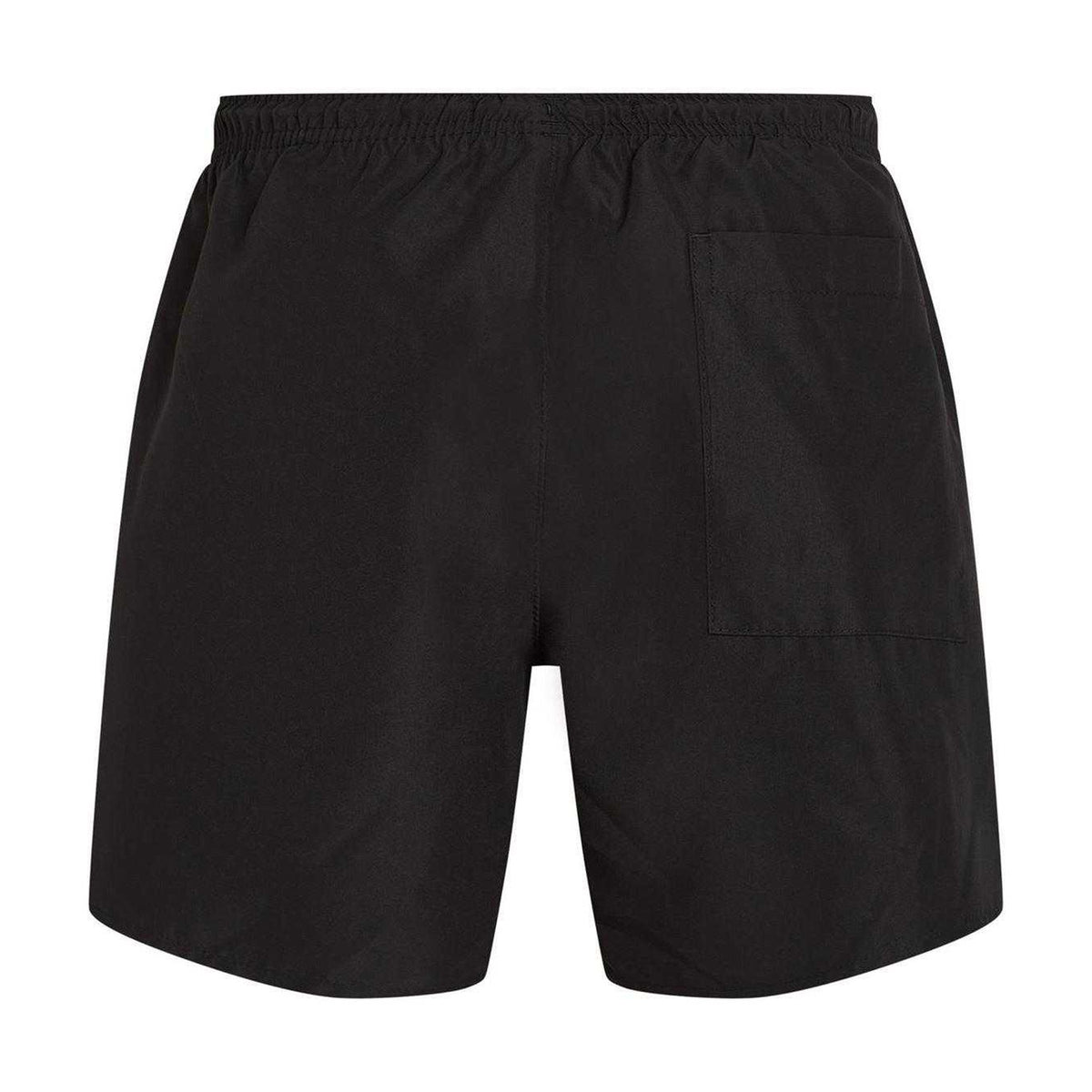 Black - Back - Calvin Klein Boys Logo Swim Shorts