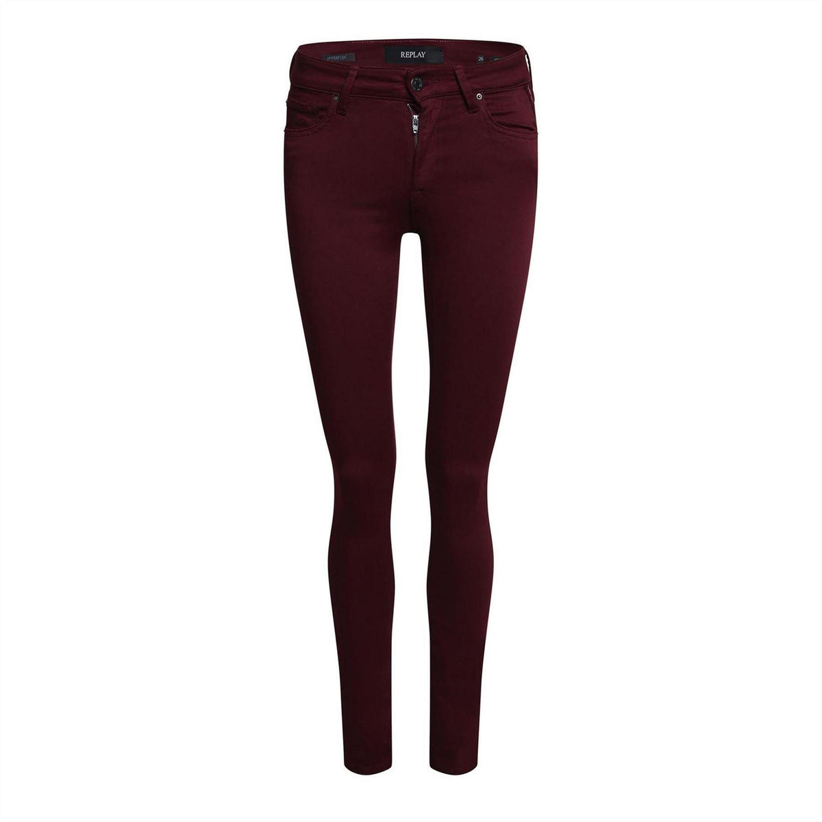 Purple - Front - Replay Womens-Ladies New Luz Skinny Jeans