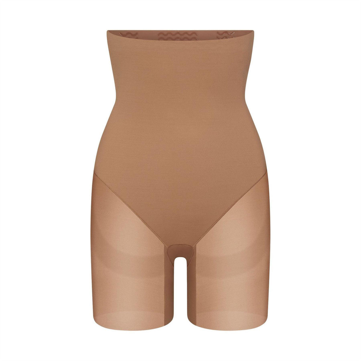 Sienna - Front - Skims Womens-Ladies Mesh Panel Mid Thigh Shapewear Shorts