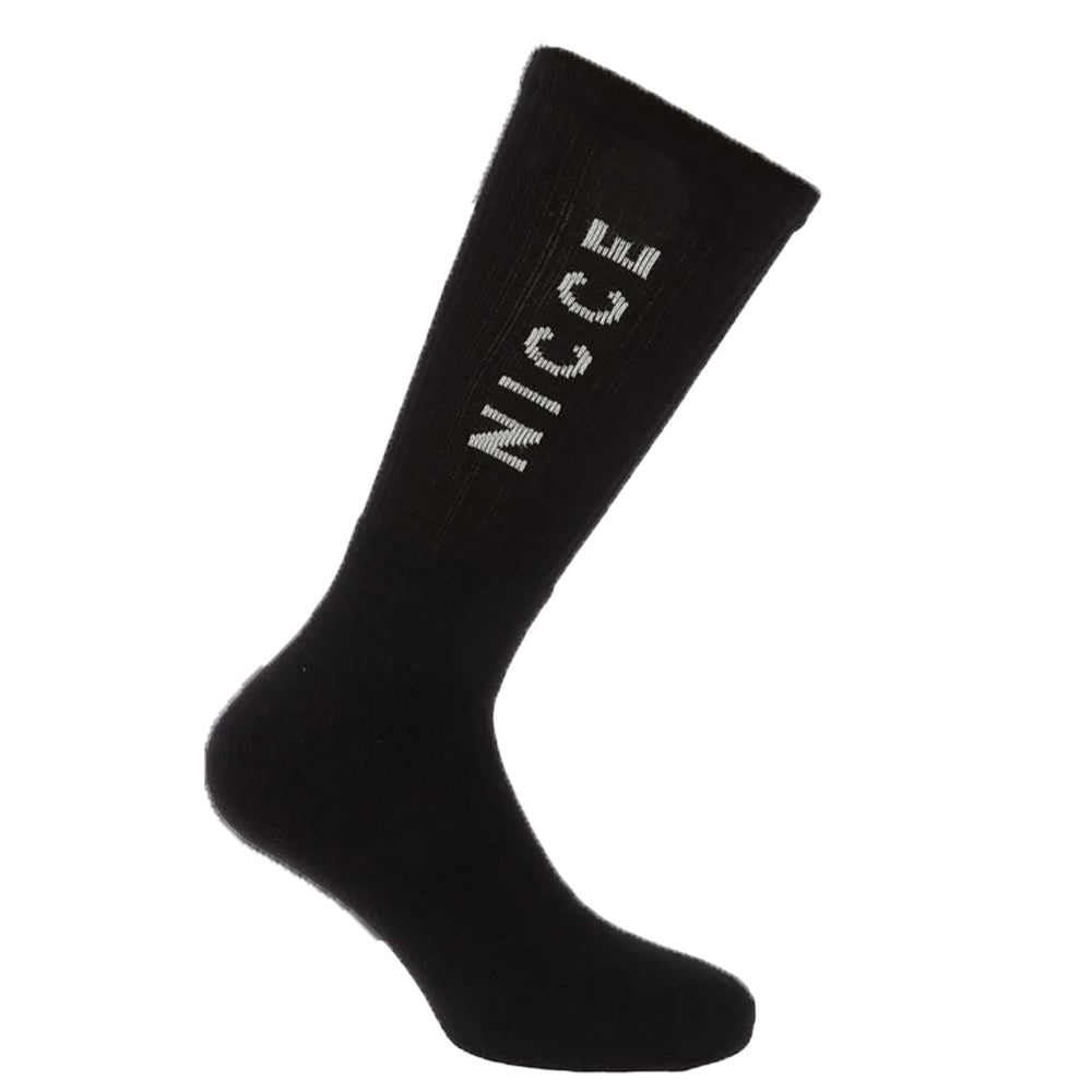 Black - Back - Nicce Mens Rovato Crew Socks (Pack of 3)