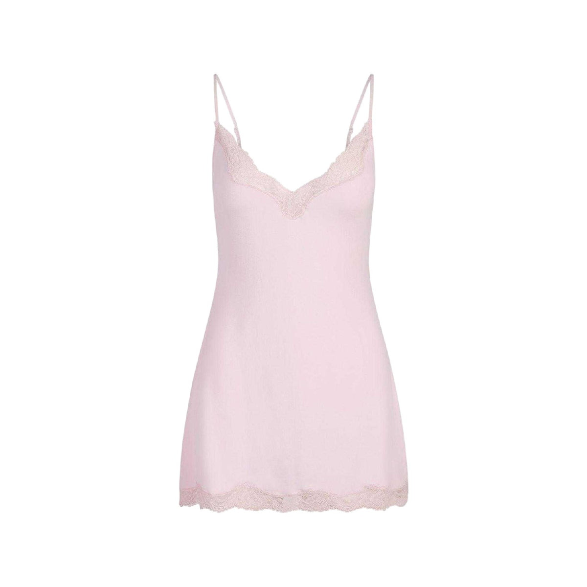 Bloom - Front - Skims Womens-Ladies Lace Trim Nightie