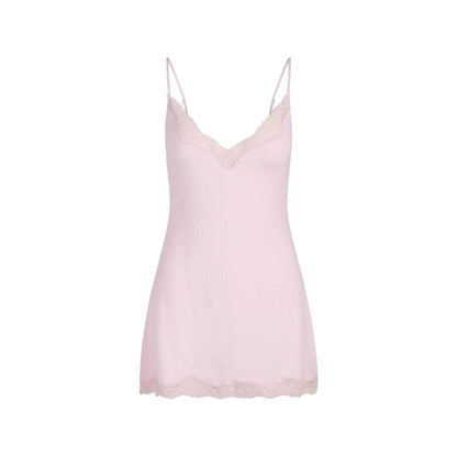 Bloom - Front - Skims Womens-Ladies Lace Trim Nightie