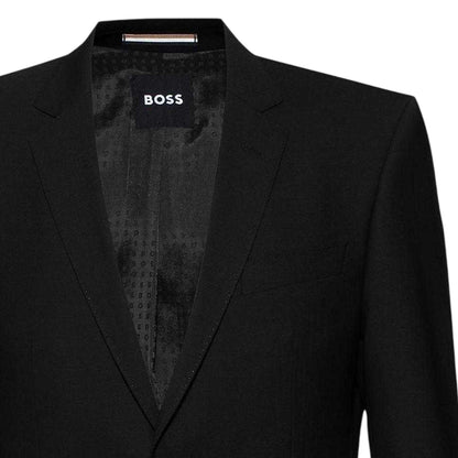Black - Side - Boss Mens H-Huge Suit Jacket