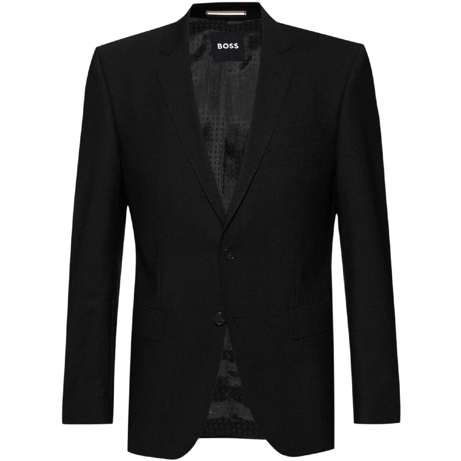 Black - Front - Boss Mens H-Huge Suit Jacket