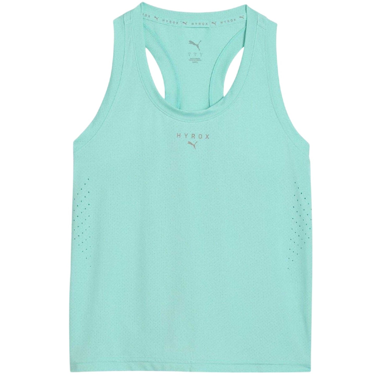 Mint - Front - Puma Womens-Ladies Hyrox Performance Tank Top