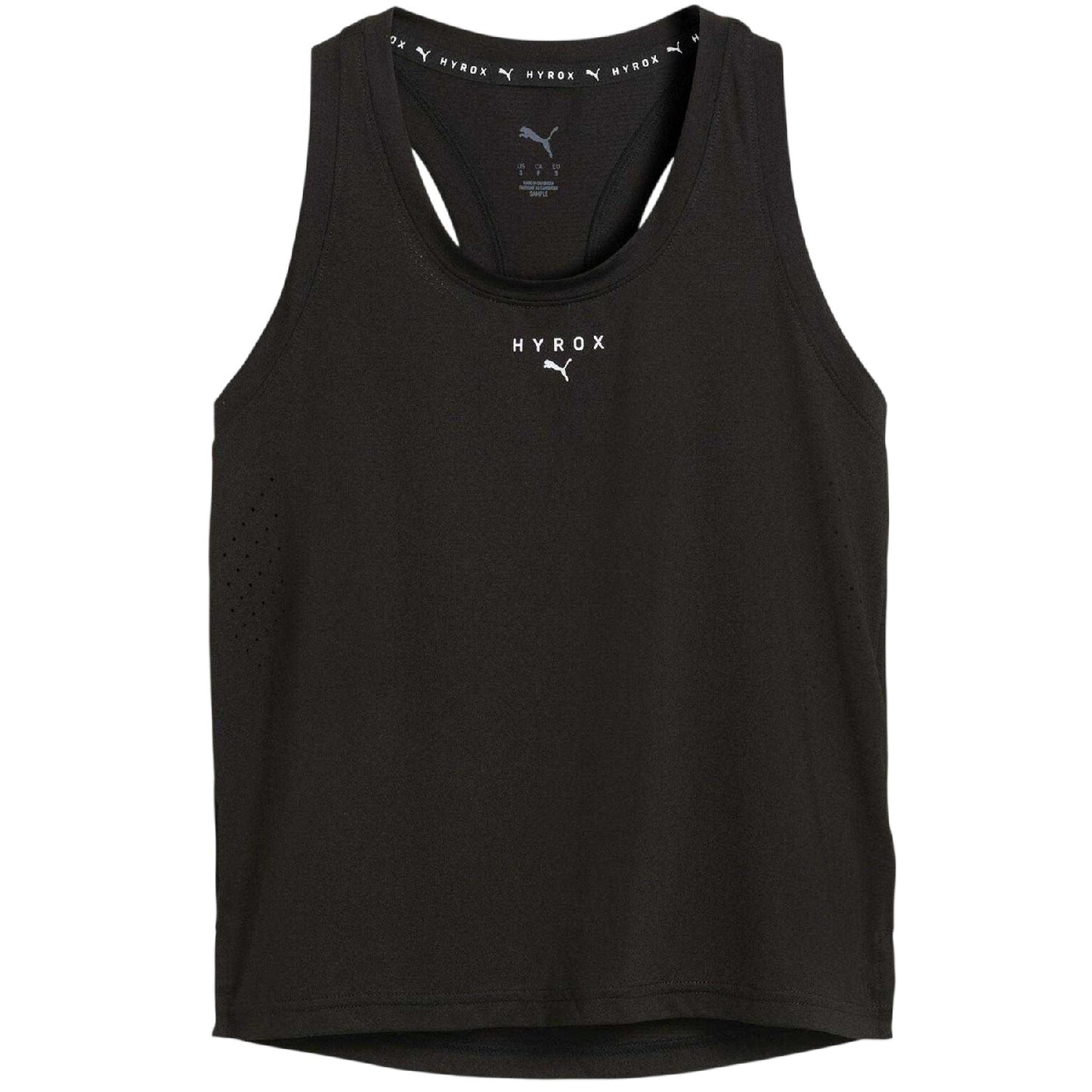 Black - Front - Puma Womens-Ladies Hyrox Performance Tank Top