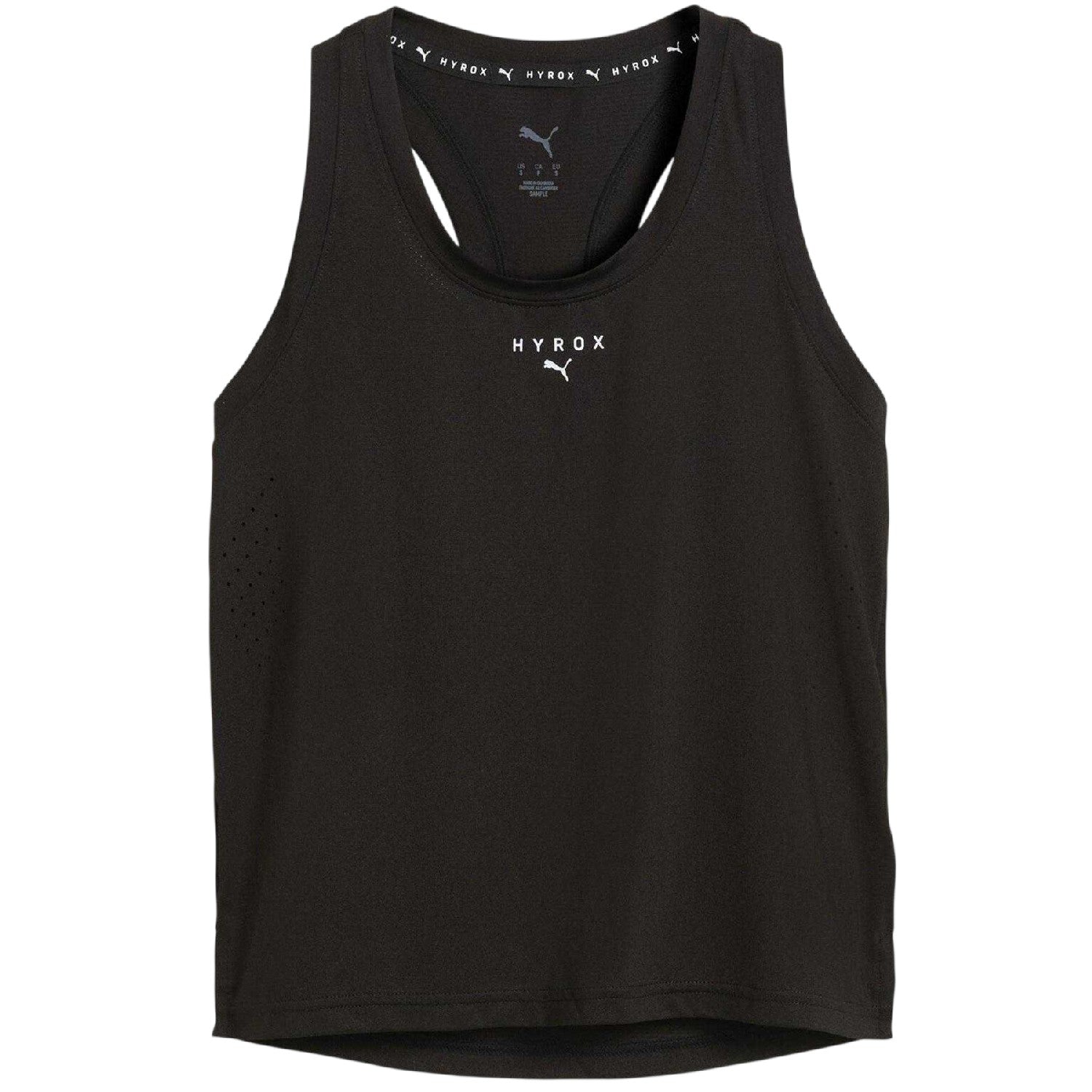 Black - Front - Puma Womens-Ladies Hyrox Performance Tank Top