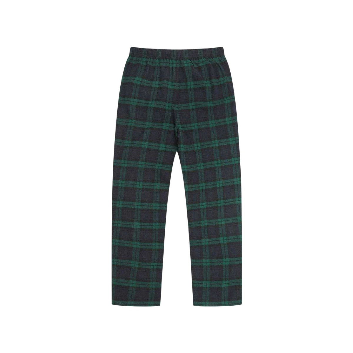 Dark Green-Navy Blue Check - Back - Lyle & Scott Mens Vinny Checked Pyjama Bottoms