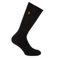 Black - Back - Farah Mens Kinley Dress Socks (Pack of 5)