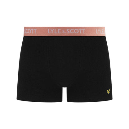 Black - Back - Lyle & Scott Mens Boxer Shorts (Pack of 10)