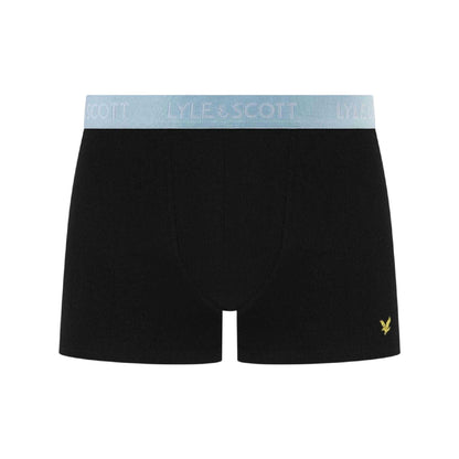 Black - Side - Lyle & Scott Mens Boxer Shorts (Pack of 10)