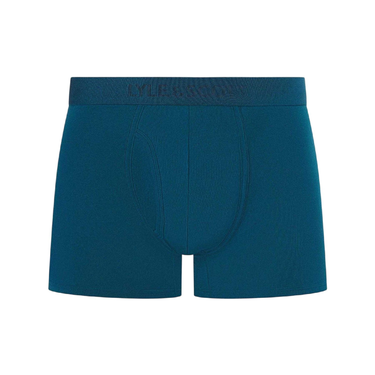 Blue-Multicoloured - Side - Lyle & Scott Mens Sutherland Mid Rise Underwear (Pack of 3)
