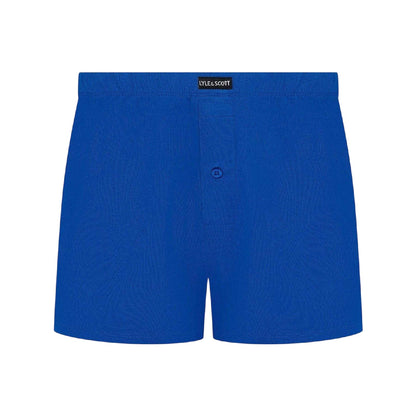 Blue-Multicoloured - Side - Lyle & Scott Mens Temi Jersey Loose Boxer Shorts (Pack of 3)