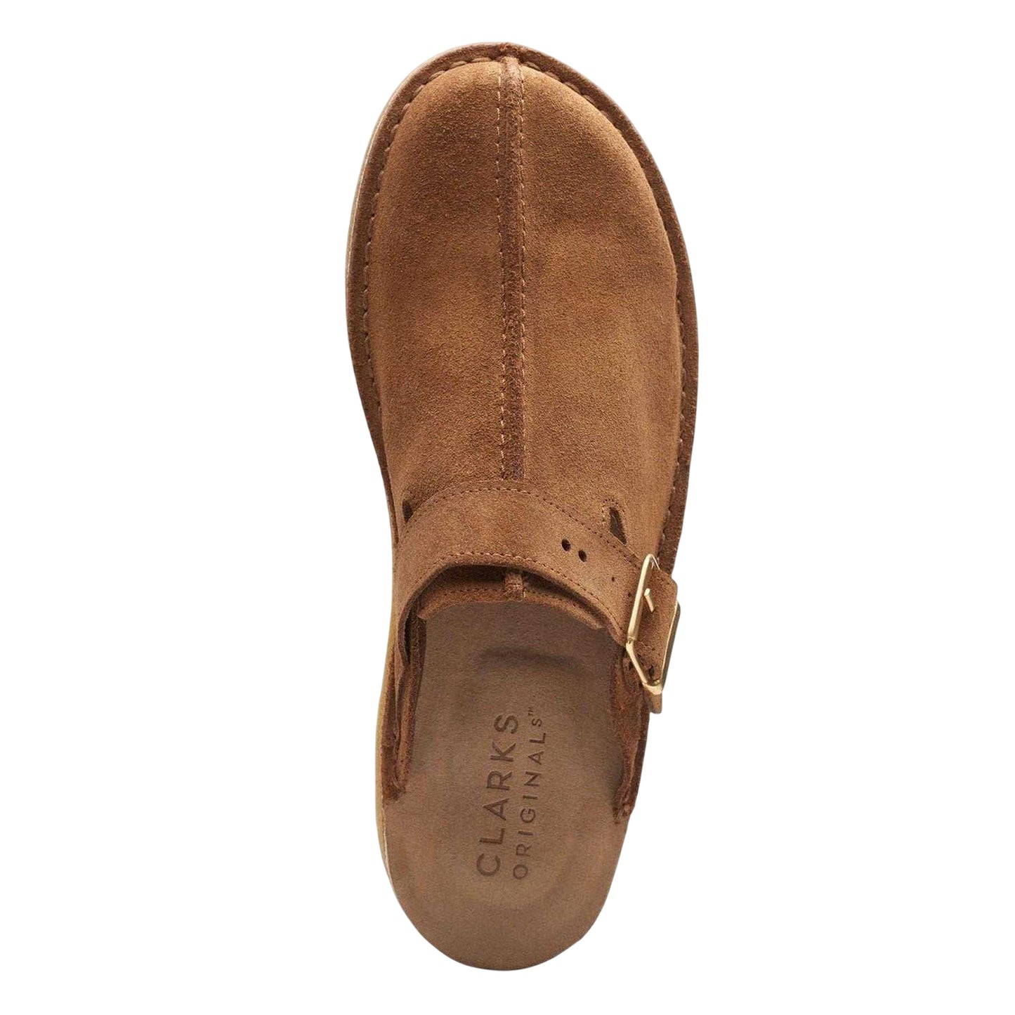 Brown - Lifestyle - Clarks Originals Mens Trek Suede Open Back Mules