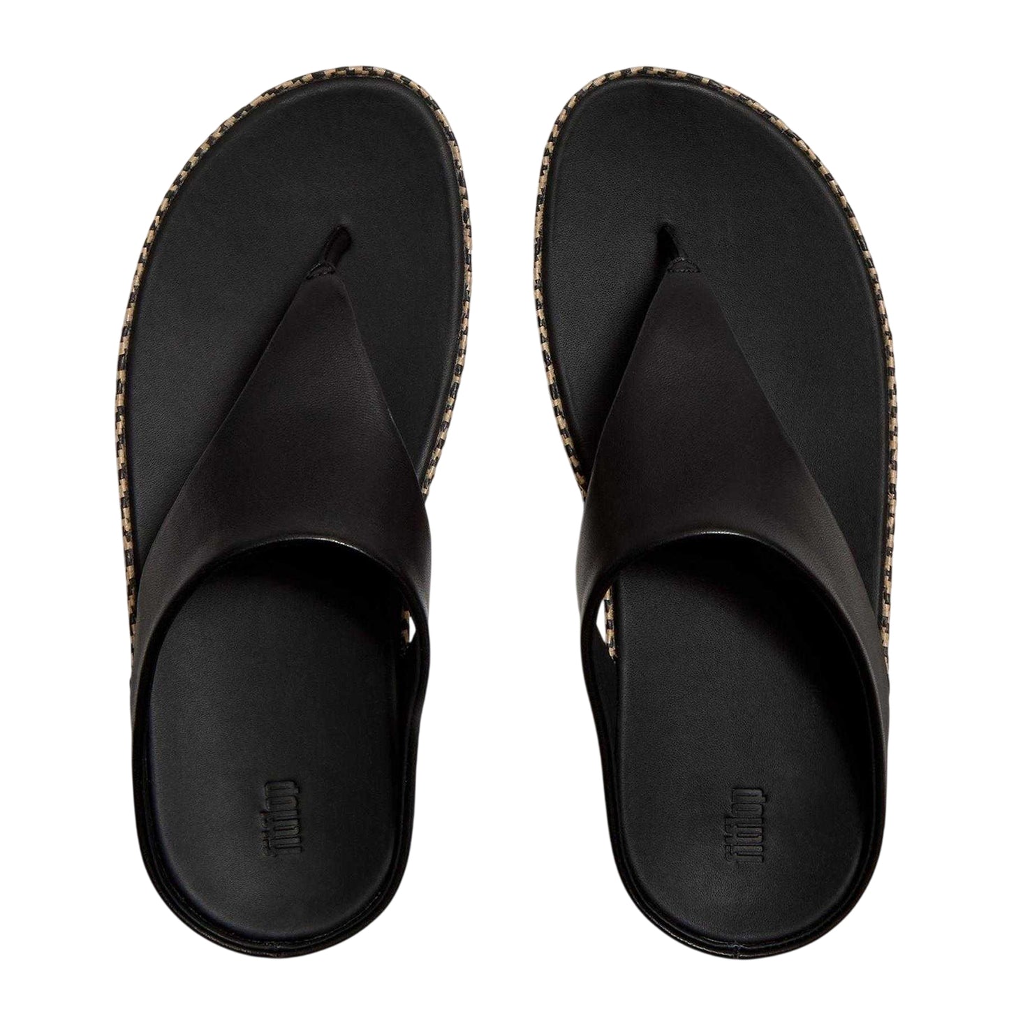 Black - Back - Fit Flop Womens-Ladies Lulu G Sandals