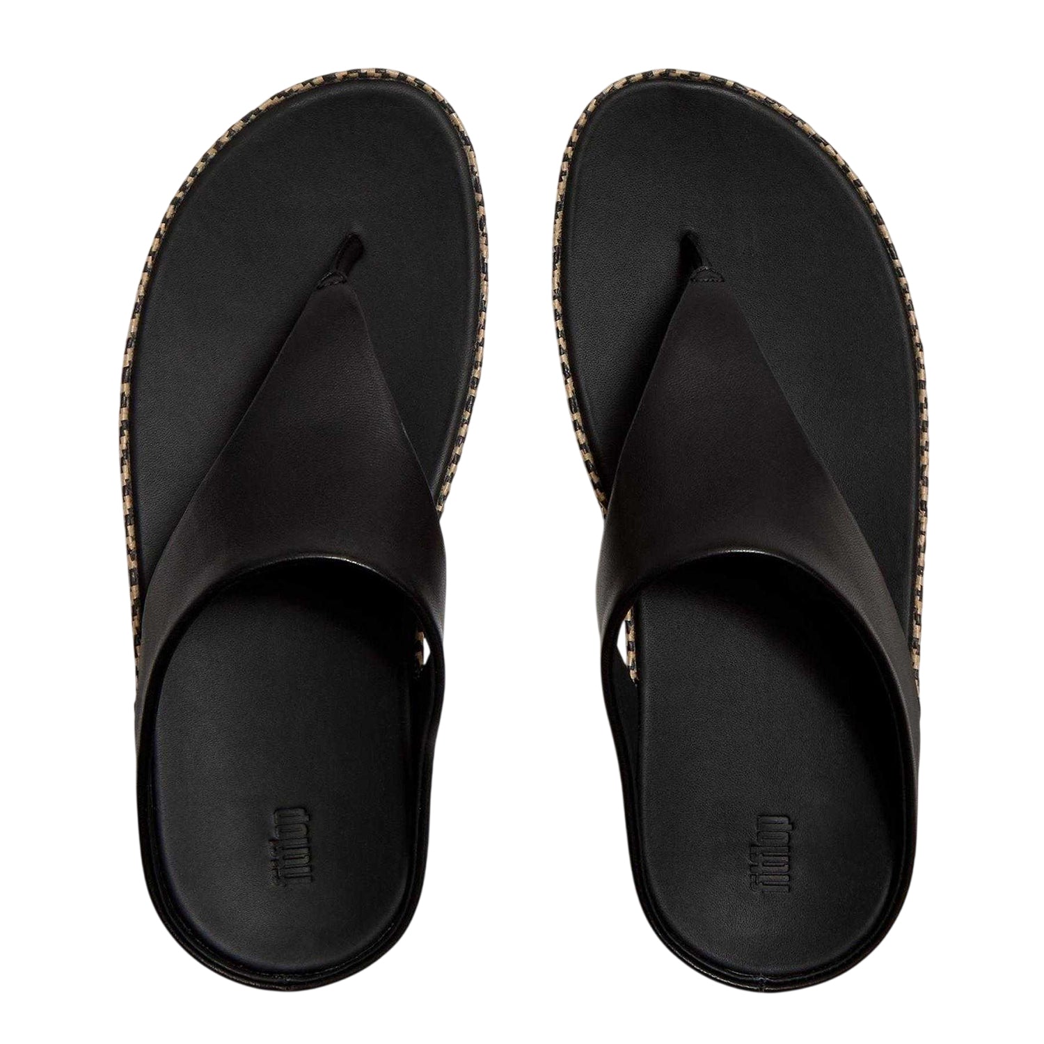 Black - Back - Fit Flop Womens-Ladies Lulu G Sandals