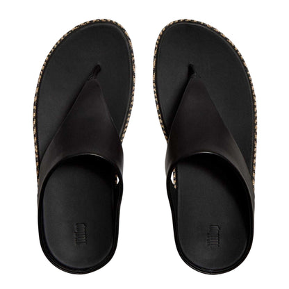 Black - Back - Fit Flop Womens-Ladies Lulu G Sandals