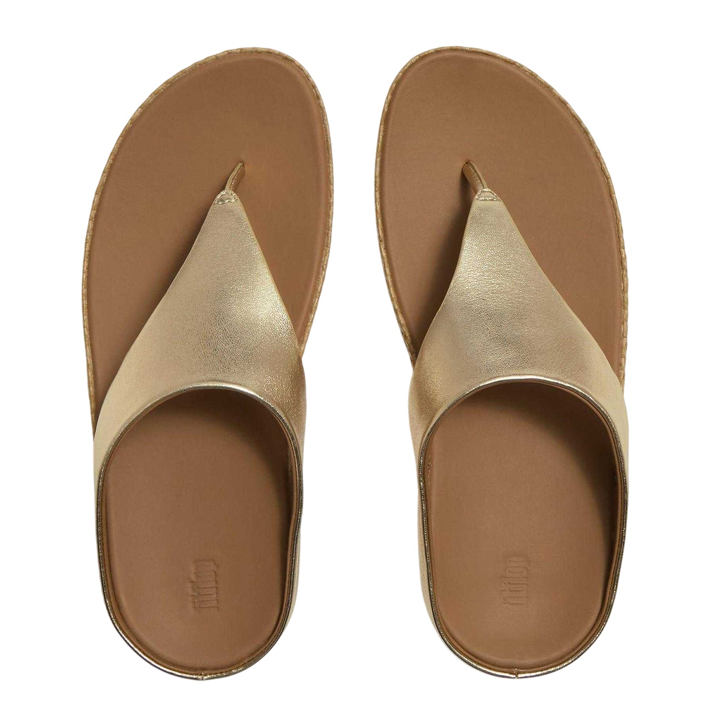 Gold - Back - Fit Flop Womens-Ladies Lulu G Sandals