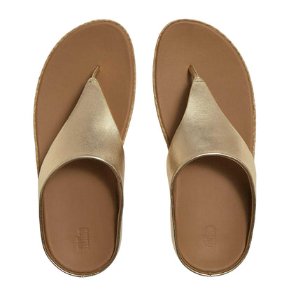 Gold - Back - Fit Flop Womens-Ladies Lulu G Sandals