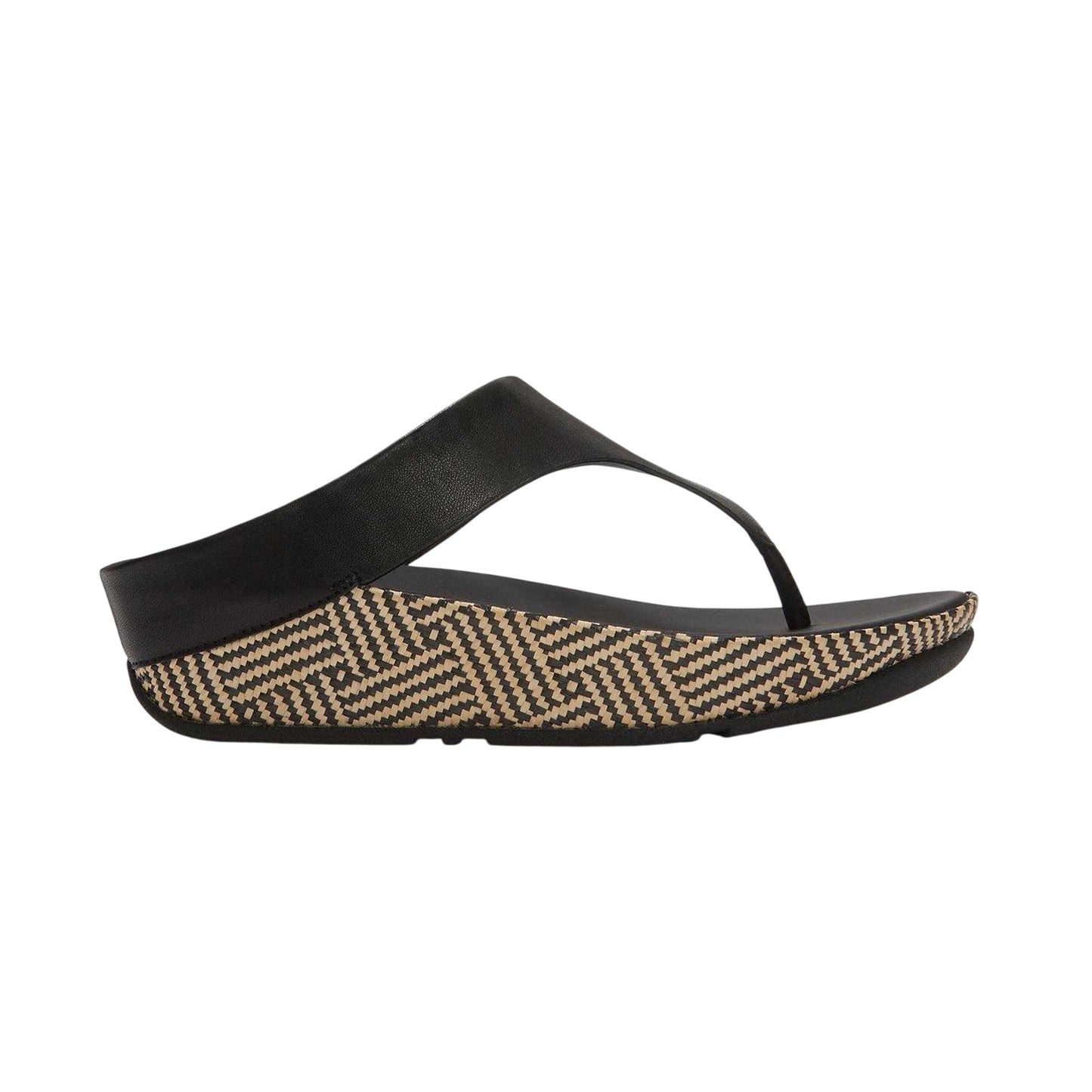 Black - Front - Fit Flop Womens-Ladies Lulu G Sandals
