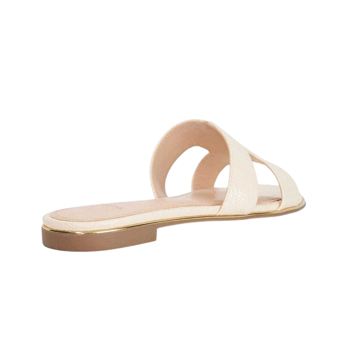 Ecru - Back - Dune London Womens-Ladies Ludlows Flat Sandals